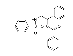 [2-[(4-methylphenyl)sulfonylamino]-1-phenylethyl] benzoate结构式