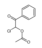 (1-chloro-2-oxo-2-phenylethyl) acetate结构式