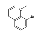 1-bromo-2-methoxy-3-prop-2-enylbenzene Structure