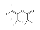 PENTAFLUORO-2-PROPENYL PIVALATE Structure