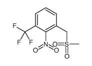 1-(methylsulfonylmethyl)-2-nitro-3-(trifluoromethyl)benzene Structure