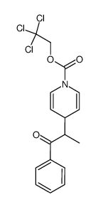 2,2,2-trichloroethyl 4-(1-oxo-1-phenylpropan-2-yl)pyridine-1(4H)-carboxylate Structure