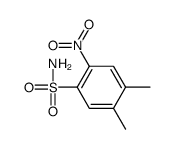 4,5-dimethyl-2-nitrobenzenesulfonamide Structure