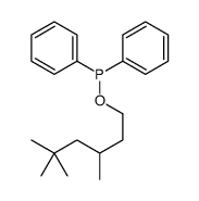 diphenyl(3,5,5-trimethylhexoxy)phosphane Structure