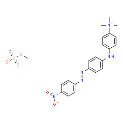 N,N,N-trimethyl-4-[[4-[(4-nitrophenyl)azo]phenyl]amino]anilinium methyl sulphate picture