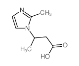 3-(2-methylimidazol-1-yl)butanoic acid structure