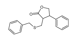 3-(benzylsulfanylmethyl)-4-phenyloxolan-2-one Structure