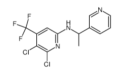 N-(1-(3-pyridyl)ethyl)-5,6-dichloro-4-trifluoromethyl-2-pyridylamine Structure