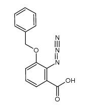 2-azido-3-(benzyloxy)benzoic acid Structure