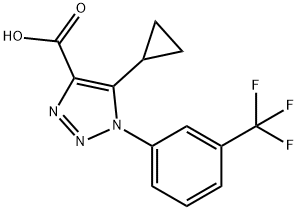 5-Cyclopropyl-1-[3-(trifluoromethyl)phenyl]-1H-1,2,3-triazole-4-carboxylic Acid picture