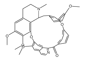 Oxofangchirine结构式