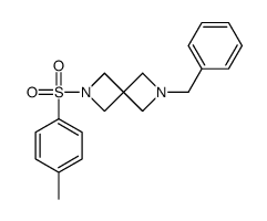 2,6-Diazaspiro[3.3]heptane, 2-[(4-Methylphenyl)sulfonyl]-6-(phenylmethyl)- Structure