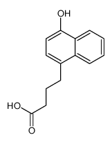 4-(4-hydroxynaphthalen-1-yl)butanoic acid Structure