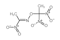 Ethanone, 1-nitro-,O-(1,1-dinitroethyl)oxime structure