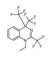 1-ethyl-2,4,4-tris(trifluoromethyl)quinazoline结构式