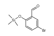 5-Bromosalicylaldehyde trimethylsilyl ether Structure