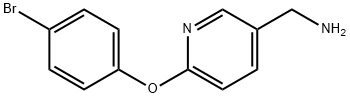 [6-(4-溴苯氧基)吡啶-3-基]甲胺结构式