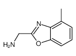 (4-methyl-1,3-benzoxazol-2-yl)methanamine结构式