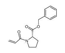 N-acryloyl-(S)-proline benzyl ester Structure