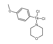 p-anisylmorpholinotellurium(IV) dichloride结构式