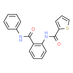 N-[2-(anilinocarbonyl)phenyl]thiophene-2-carboxamide picture