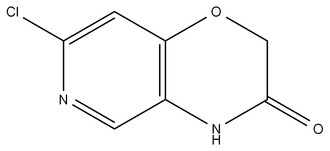 7-Chloro-4H-pyrido[4,3-b][1,4]oxazin-3-one Structure