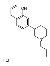 2-prop-2-enyl-5-(1-propylpiperidin-3-yl)phenol,hydrochloride Structure