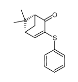 (1R,5R)-6,6-Dimethyl-3-(phenylthio)bicyclo<3.1.1>hept-3-en-2-one Structure