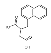 (RS)-(1-naphthylmethyl)succinic acid structure