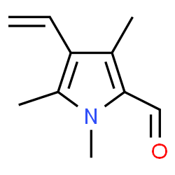 1H-Pyrrole-2-carboxaldehyde,4-ethenyl-1,3,5-trimethyl-(9CI)结构式