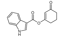 (3-oxocyclohexen-1-yl) 1H-indole-3-carboxylate Structure