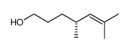 (R)-4,6-dimethyl-5-hepten-1-ol结构式