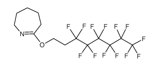 3,4,5,6-Tetrahydro-7-(2-(3,3,4,4,5,5,6,6,7,7,8,8,8-tridecafluoro)octyloxy)-2H-azepine Structure