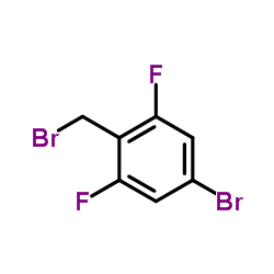 4-Bromo-2,6-difluorobenzylbromide Structure