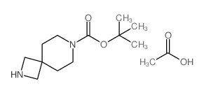 tert-butyl 2,7-diazaspiro[3.5]nonane-7-carboxylate acetate Structure