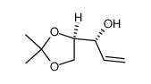 (R)-1-((R)-2,2-二甲基-1,3-二噁戊环-4-基)丙-2-烯-1-醇结构式