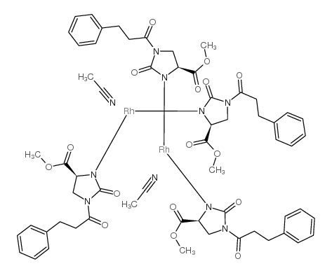 DOYLE DIRHODIUM CATALYST-RH2(4S-MPPIM)4 structure