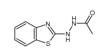 Acetic acid, 2-(2-benzothiazolyl)hydrazide (6CI,8CI,9CI) structure