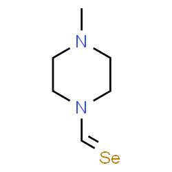 1-Piperazinecarboselenoaldehyde,4-methyl-(9CI)结构式