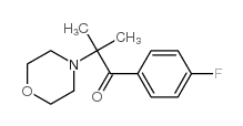 1-(4-Fluorphenyl)-2-methyl-2-morpholino-1-propanone Structure