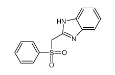 2-BENZENESULFONYLMETHYL-1H-BENZOIMIDAZOLE Structure