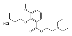 2-(2-butoxy-3-methoxybenzoyl)oxyethyl-diethylazanium,chloride Structure