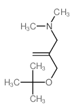 2-Propen-1-amine,2-[(1,1-dimethylethoxy)methyl]-N,N-dimethyl- structure