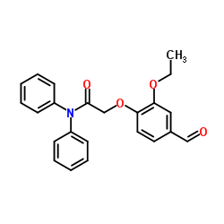 2-(2-Ethoxy-4-formylphenoxy)-N,N-diphenylacetamide picture