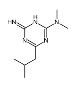 2-N,2-N-dimethyl-6-(2-methylpropyl)-1,3,5-triazine-2,4-diamine Structure