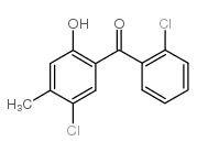 2,5-二氯-2-羟基-4-甲基二苯甲酮结构式