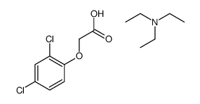 2-(2,4-dichlorophenoxy)acetic acid: N,N-diethylethanamine Structure