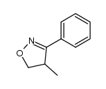 4-methyl-3-phenyl-2-isoxazoline Structure