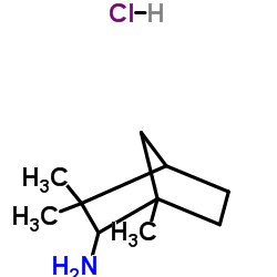 2-AMINO-EXO-1,3,3-TRIMETHYLBICYCLO[2.2.1]HEPTANE HYDROCHLORIDE structure