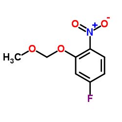 4-Fluoro-2-(methoxymethoxy)-1-nitrobenzene Structure